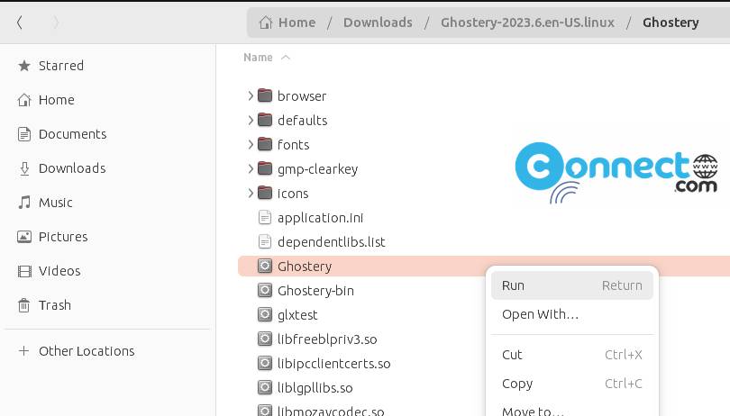 Ghostery Private Browser for Linux