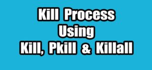 Read more about the article How to Kill Application Process Using Kill, Pkill and Killall Command