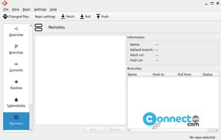 Kommit Graphical Git Client | CONNECTwww.com
