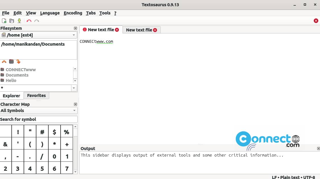 Textosaurus Text Editor