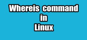 Read more about the article Whereis Command in Linux