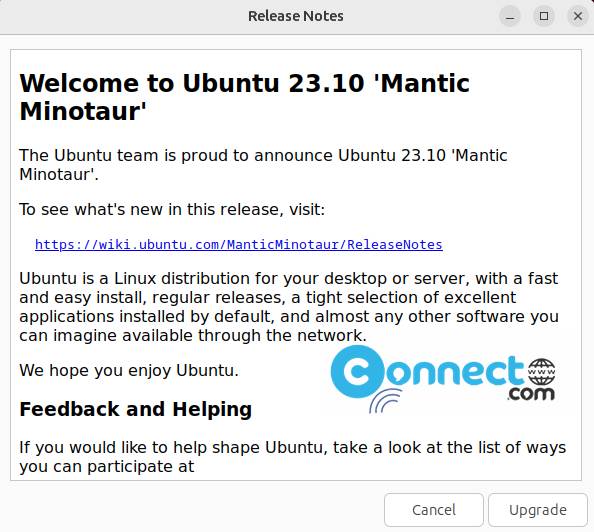 Ubuntu 23 10 release note