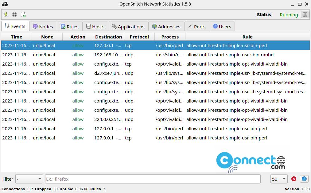 OpenSnitch Firewall