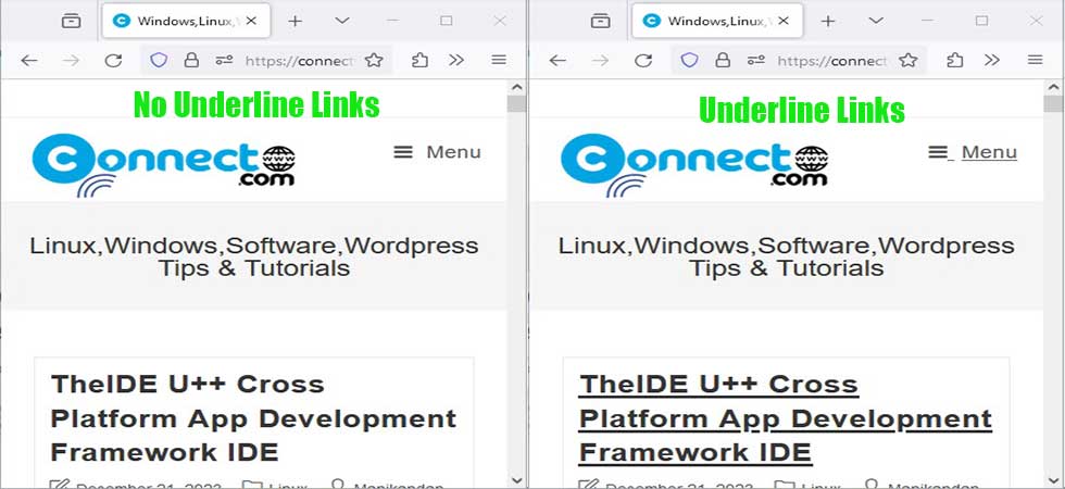 Firefox to Always Underline Links