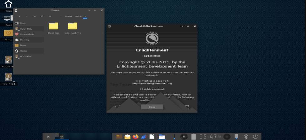 Enlightenment Desktop