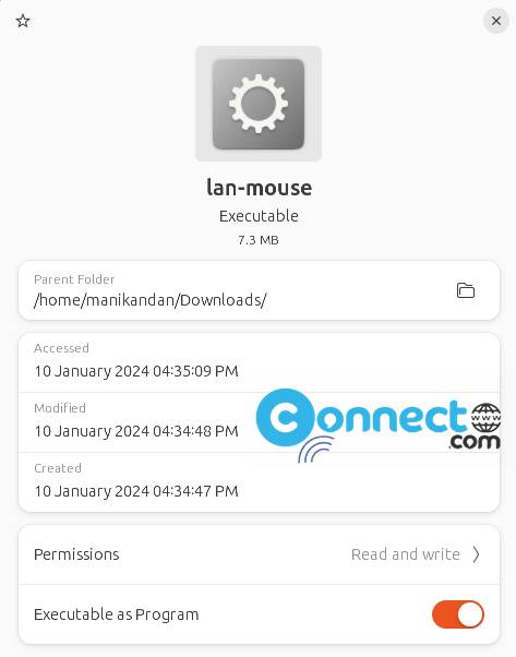Lan Mouse software