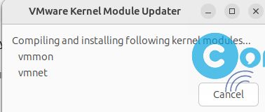 install vmware kernel module