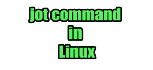 Read more about the article How to print sequential and random data with jot command in Linux