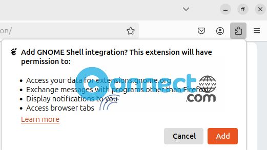 GNOME Shell integration Addon
