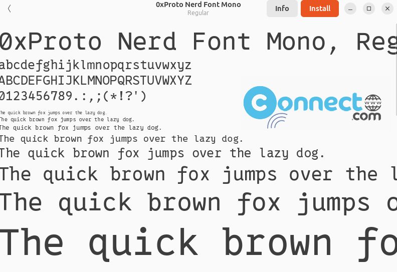 Terminal Widgets nerd font install