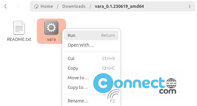 Vara app install