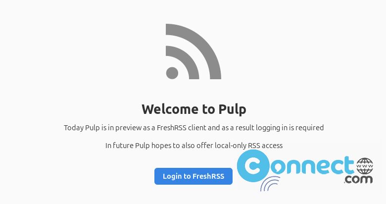 Pulp RSS Reader app