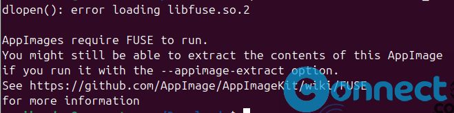AppImages require FUSE to run