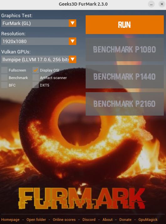 FurMark GPU Stress Test Software