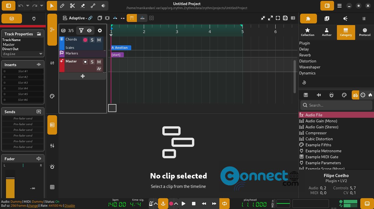 Zrythm Digital Audio Workstation