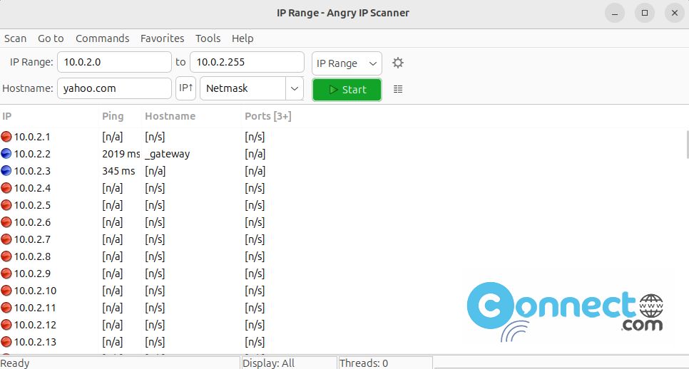 Angry IP Scanner Network Scanner