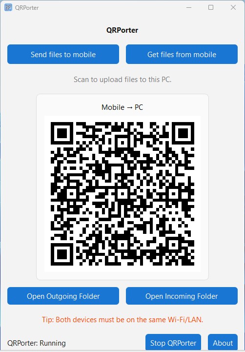 QRPorter